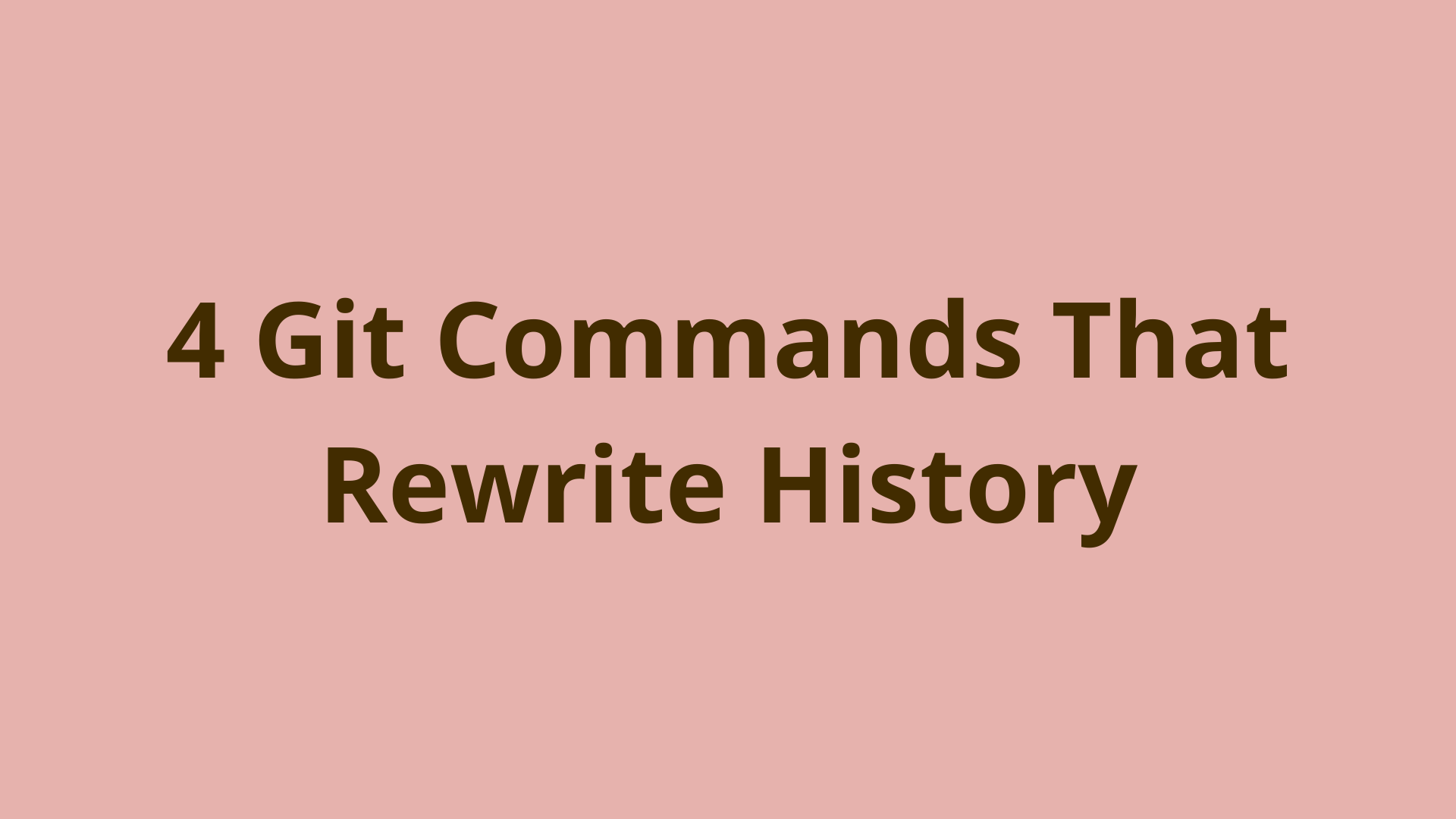 git commands