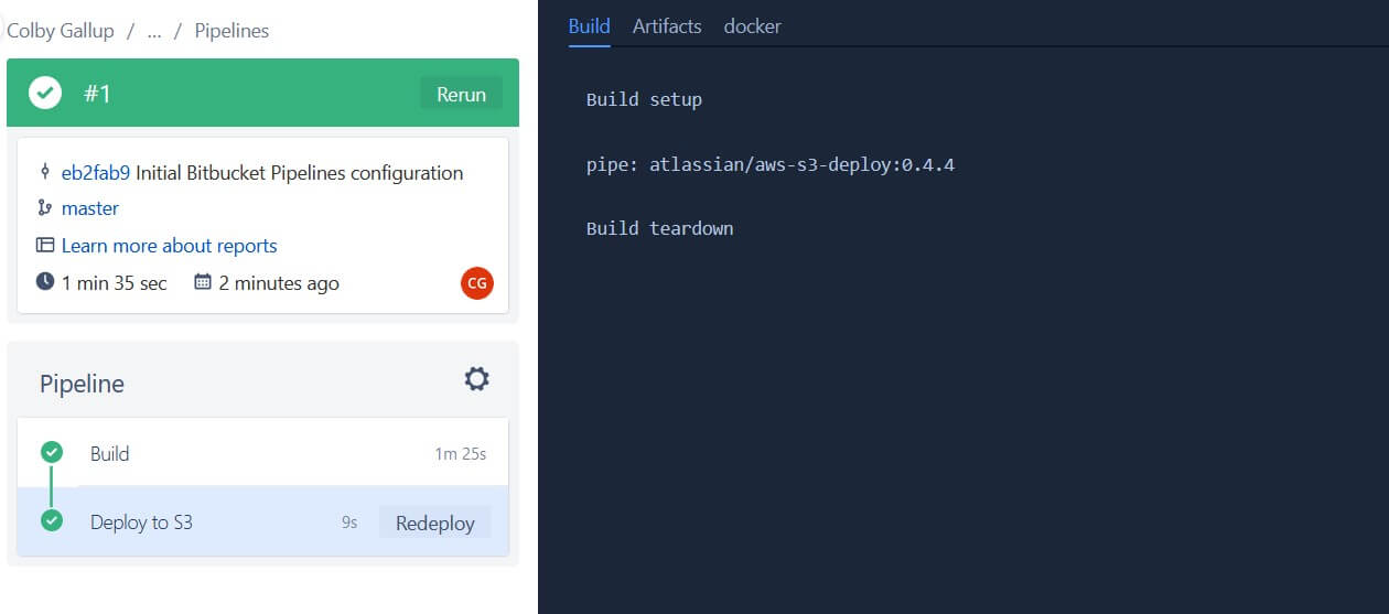 Bitbucket Pipelines for continuous deployment