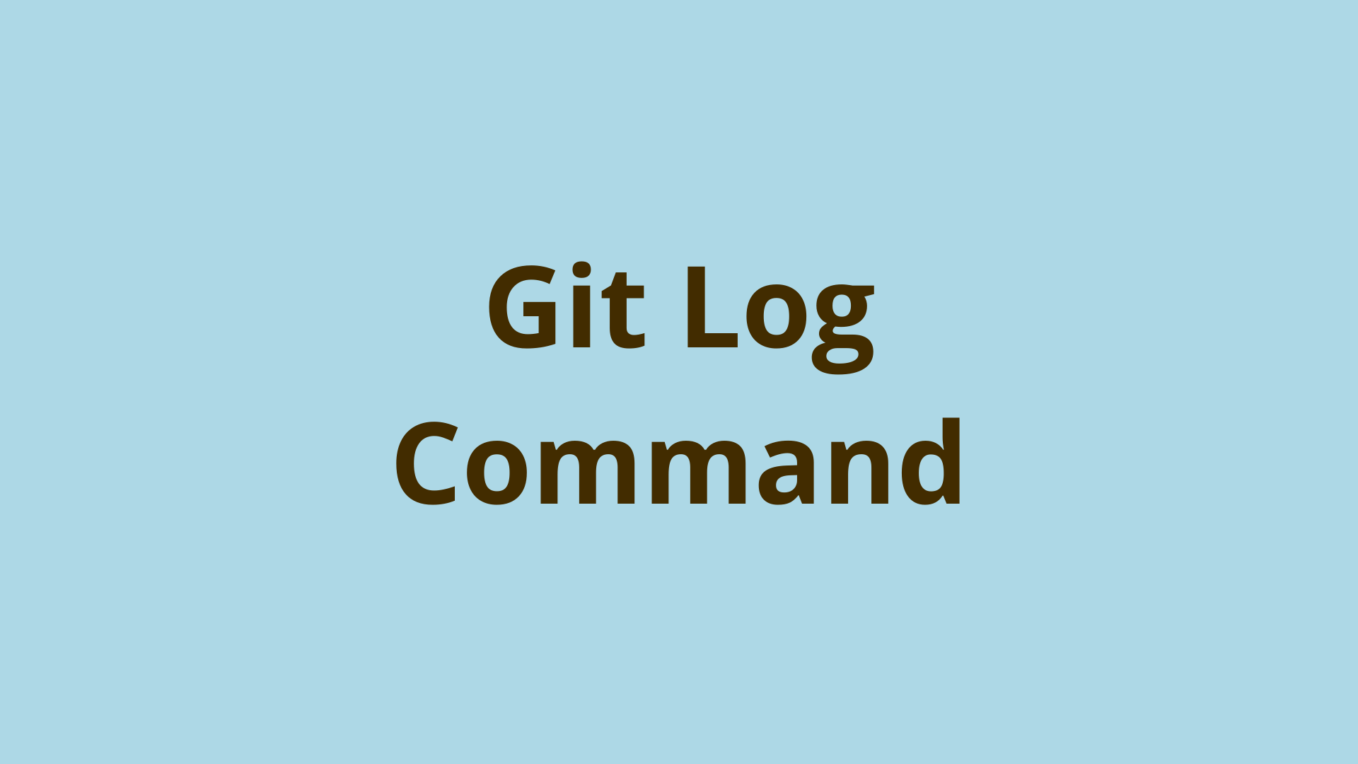 Image of git log | A Guide to Using the log Command in Git