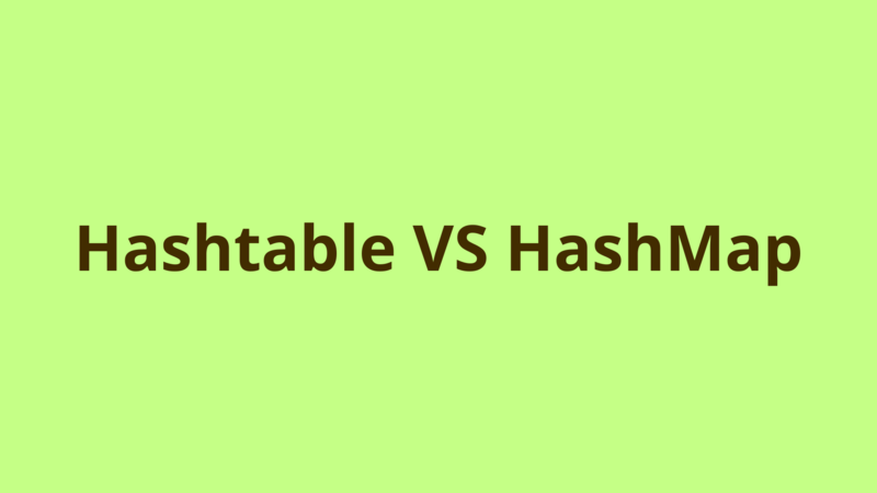 Image of Hashtable VS HashMap