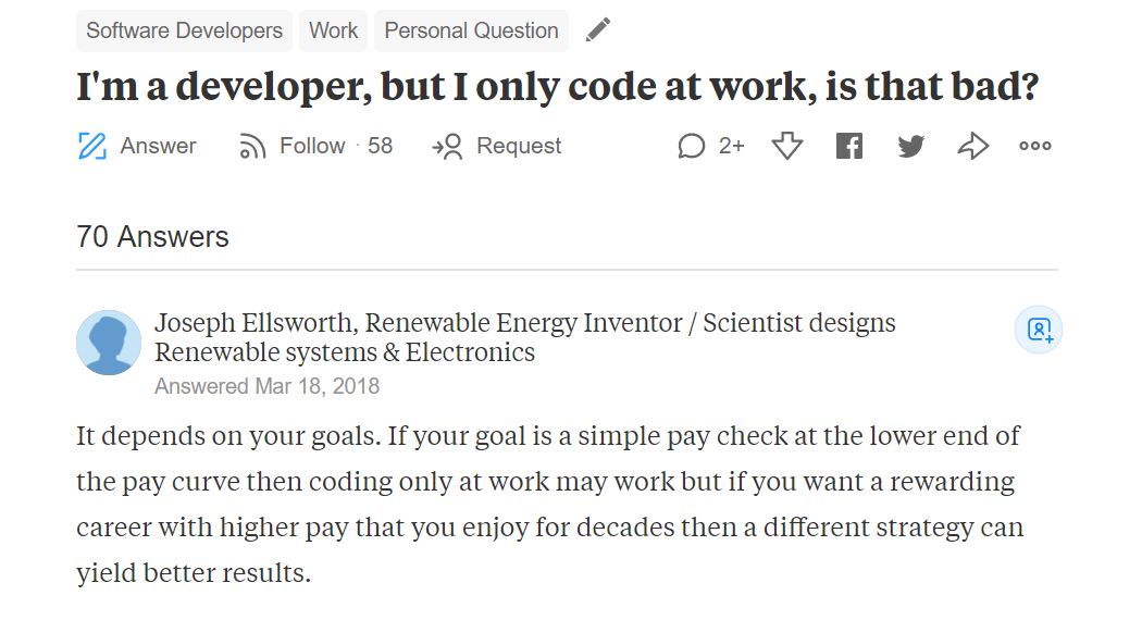 Quora coding