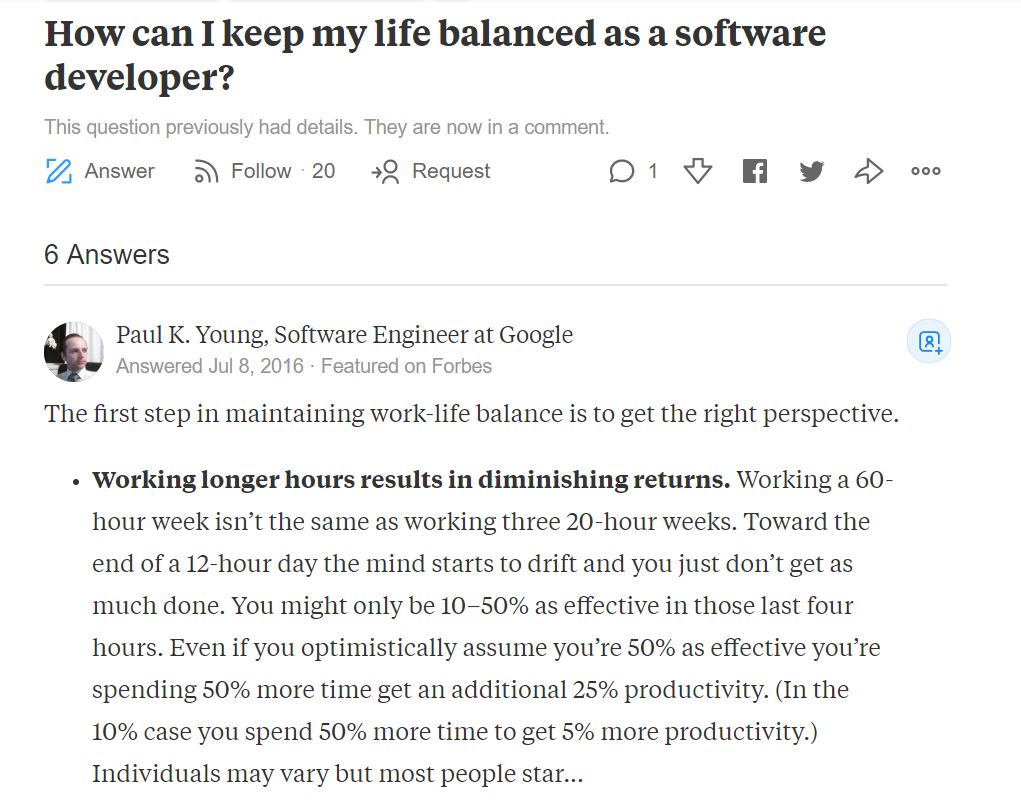 Quora coding