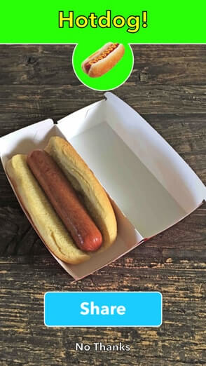 Machine learning hotdog