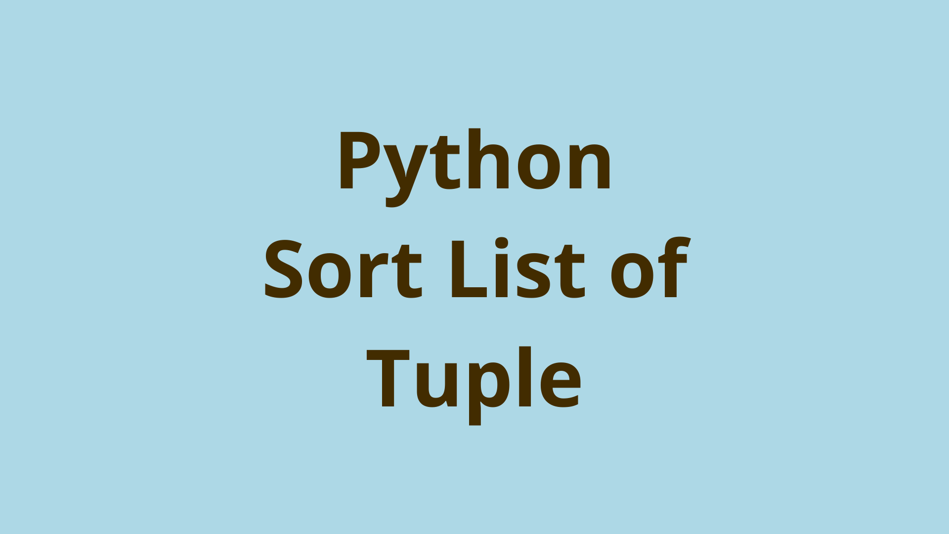 python-sort-list-of-tuple