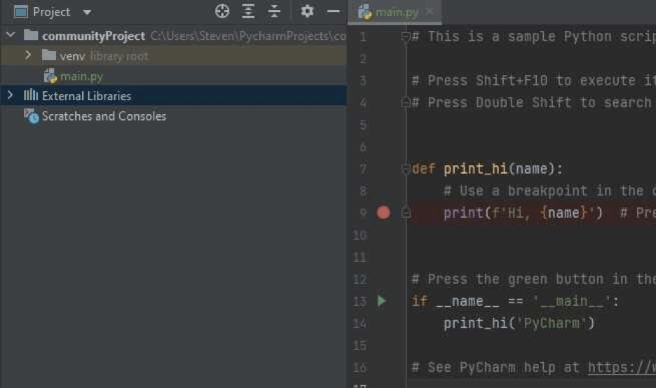 PyCharm Git Green Added to Version Control