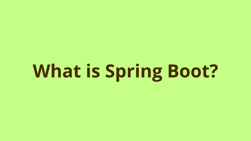 Image of What is Spring Boot?